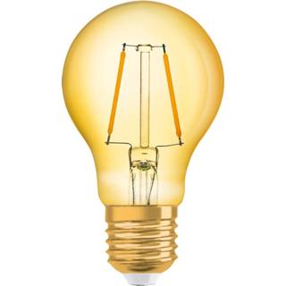 👉 Wit goud LED Osram Vintage 1906 Classic E27 A 2.5W 824 Filament | Zeer Warm - Vervangt 22W 4058075293199