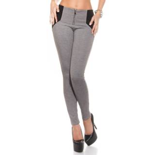 👉 Sexy Highwaist leggings Shape look with Zip Grey