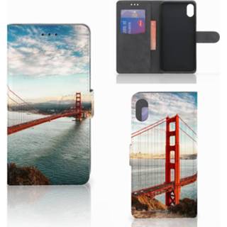 👉 Flip cover XS Apple iPhone Max Golden Gate Bridge 8718894940099