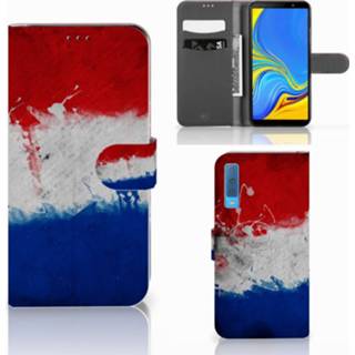 👉 Nederlandse vlag Samsung Galaxy A7 (2018) Bookstyle Case 8718894950616