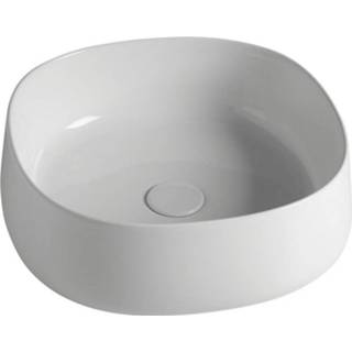 👉 Waskom wit Opbouw Sapho Jumper Vierkant 42x42x15 Keramiek 8590913867873