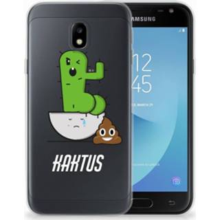 Samsung Galaxy J3 2017 Telefoonhoesje met Naam Cactus Poo