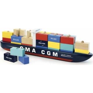 👉 Houten Vilac Vilacity containerschip met staafjes