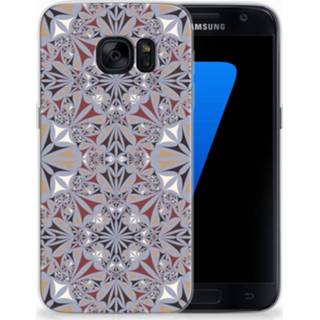 👉 Siliconen hoesje Samsung Galaxy S7 TPU Flower Tiles 8718894659861