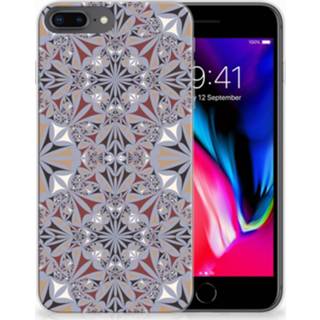 👉 Siliconen hoesje Apple iPhone 7 Plus | 8 TPU Flower Tiles 8718894676202