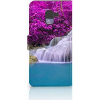 👉 Flip cover Samsung Galaxy A8 Plus (2018) Waterval 8718894682579
