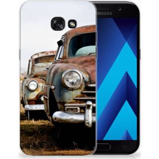 👉 Siliconen hoesje Samsung Galaxy A5 2017 met foto Vintage Auto 8718894686324