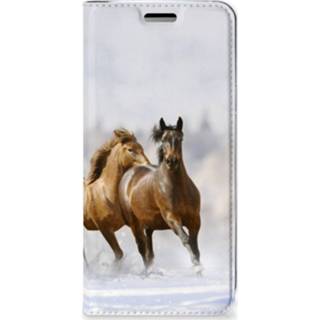 👉 Samsung Galaxy S9 Hoesje maken Paarden 8718894704318