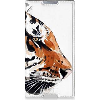 👉 Bookcase Sony Xperia L1 Watercolor Tiger 8718894705865