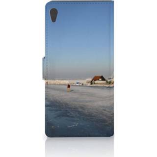 👉 Flip cover Sony Xperia XA Ultra Schaatsers 8718894724750