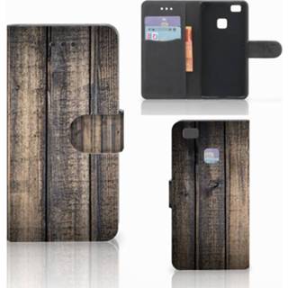 👉 Steiger hout Huawei P9 Lite Book Style Case Steigerhout 8718894730478