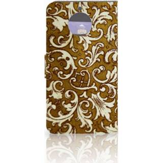 👉 Portemonnee goud Wallet Case Motorola Moto G5S Plus Barok 8718894750018