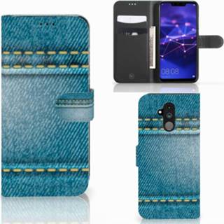 👉 Portemonnee Huawei Mate 20 Lite Wallet Case met Pasjes Jeans 8718894750032
