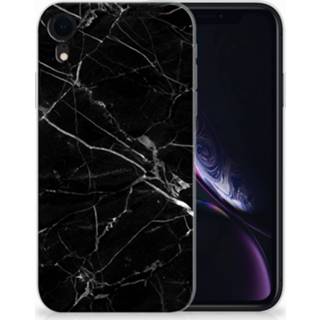 👉 Siliconen hoesje marmer zwart Apple iPhone Xr TPU 8718894750063