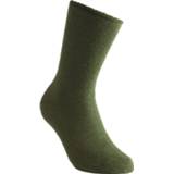 👉 Sock uniseks zwart olijfgroen Woolpower - Socks 600 Expeditiesokken maat 40-44, olijfgroen/zwart 7317430036510
