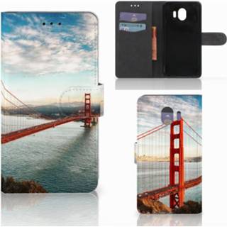 👉 Flip cover Samsung Galaxy J4 2018 Golden Gate Bridge 8718894751046