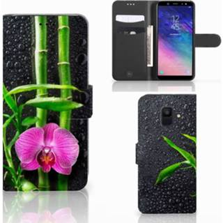 👉 Orch idee Samsung Galaxy A6 2018 Hoesje Orchidee 8718894752821