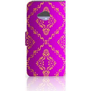 Portemonnee roze Wallet Case HTC U Play Barok 8718894300121