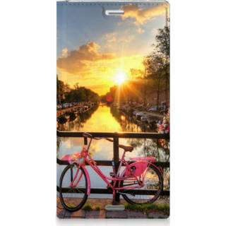 👉 Sony Xperia XZ Premium Book Cover Amsterdamse Grachten 8718894759615