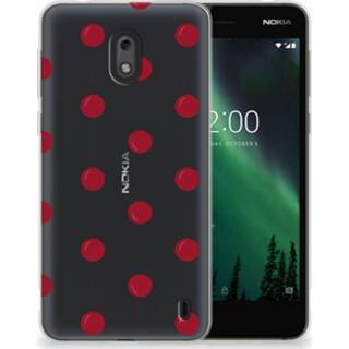 👉 Siliconen Nokia 2 Case Cherries 8718894760789