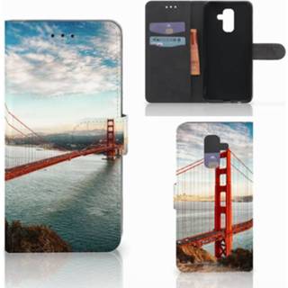 👉 Flip cover Samsung Galaxy A6 Plus 2018 Golden Gate Bridge 8718894760857