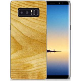 👉 Bumper hoesje hout Samsung Galaxy Note 8 Licht 8718894765357