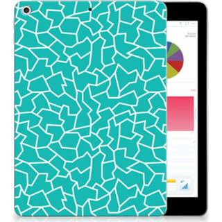 Tablet hoes blauw Apple iPad 9.7 2018 | 2017 Tablethoes Cracks Blue 8718894766156