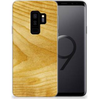 👉 Bumper hoesje hout Samsung Galaxy S9 Plus Licht 8718894791233