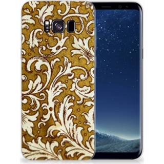 Siliconen hoesje goud Samsung Galaxy S8 Plus Barok 8718894806913