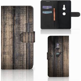 👉 Steiger hout Sony Xperia XZ3 Book Style Case Steigerhout 8718894808146