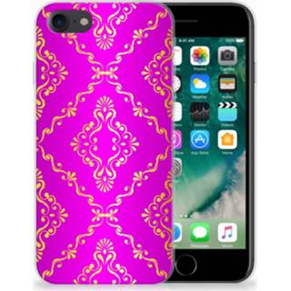 👉 Siliconen hoesje roze Apple iPhone 7 | 8 Barok 8718894808450