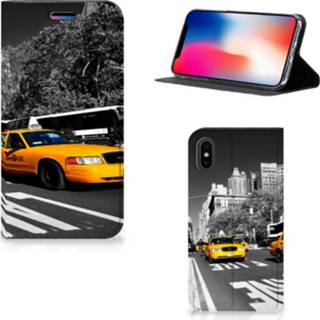 👉 X XS Apple iPhone | Book Cover New York Taxi 8718894808818