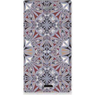 👉 Stand case Sony Xperia XZ1 Compact Standcase Flower Tiles 8718894812013