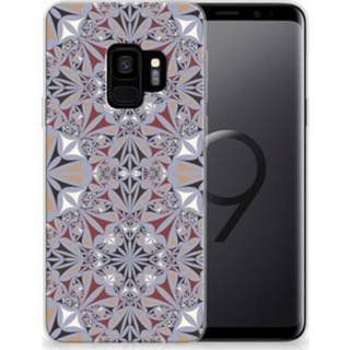 👉 Siliconen hoesje Samsung Galaxy S9 TPU Flower Tiles 8718894835173