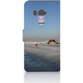 👉 Flip cover HTC U11 Plus Schaatsers 8718894858646