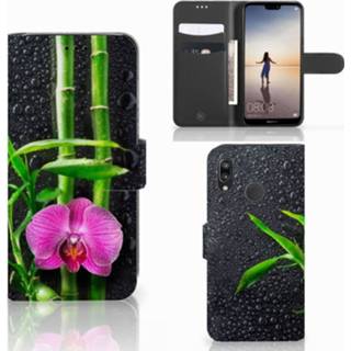 👉 Orch idee Huawei P20 Lite Hoesje Orchidee 8718894868287
