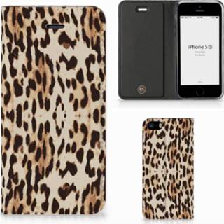 👉 IPhone SE|5S|5 Hoesje maken Leopard 8718894870082