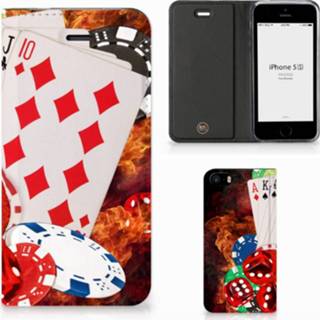 👉 Stand case IPhone SE|5S|5 Hippe Standcase Casino 8718894893456