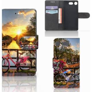 👉 Flip cover Sony Xperia XZ1 Compact Amsterdamse Grachten 8718894908747