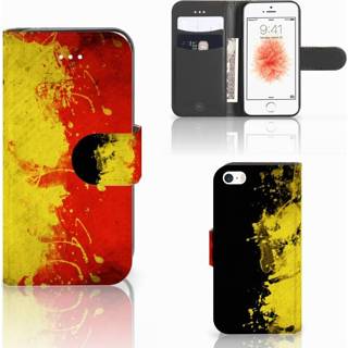 👉 Vlag Apple iPhone 5 | 5s SE Bookstyle Case Belgische 8718894153819