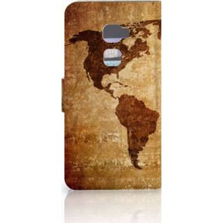 Flip cover HTC U11 Plus Wereldkaart 8718894401545