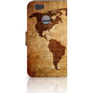 👉 Flip cover Huawei Nova Wereldkaart 8718894297933