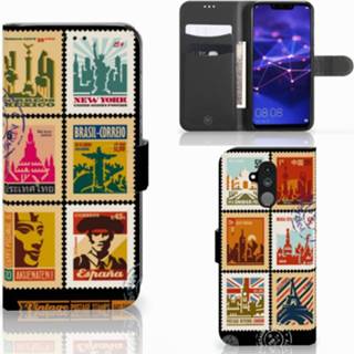 👉 Flip cover Huawei Mate 20 Lite Postzegels 8718894299401