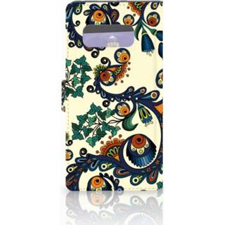 👉 Portemonnee Wallet Case Samsung Galaxy Note 8 Barok Flower 8718894309353