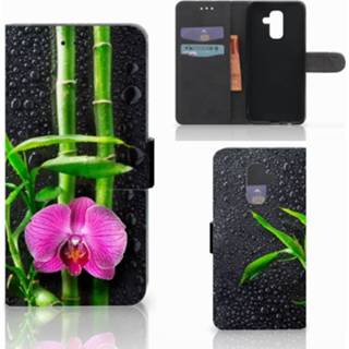 👉 Orch idee Samsung Galaxy A6 Plus 2018 Hoesje Orchidee 8718894326398