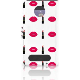 👉 Lippen stift Motorola Moto Z2 Force Telefoon Hoesje Lipstick Kiss 8718894329283