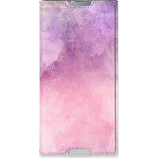 👉 Purper roze Bookcase Sony Xperia L1 Pink Purple Paint 8718894339947