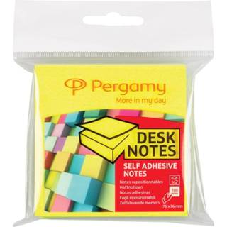 👉 Geel groen Pergamy notes, ft 76 x mm, pak van 2, neon en 8435506900158