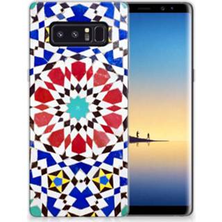 👉 Samsung Galaxy Note 8 TPU Siliconen Hoesje Mozaïek
