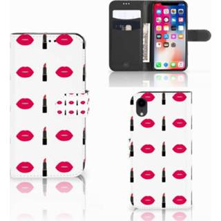 👉 Lippen stift Apple iPhone Xr Telefoon Hoesje Lipstick Kiss 8718894365700
